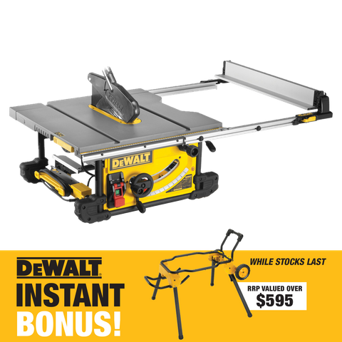 DEWALT Heavy Duty Table Saw and Stand