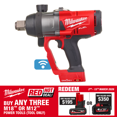 Milwaukee M18 FUEL ONE-KEY Cordless Impact Wrench 1in Dr 18V - Bare Tool