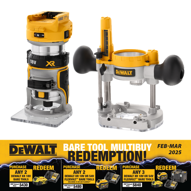 Dewalt cordless router on sale best price