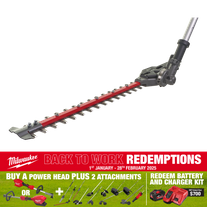 Milwaukee Outdoor Power Head Hedge Trimmer Attachment