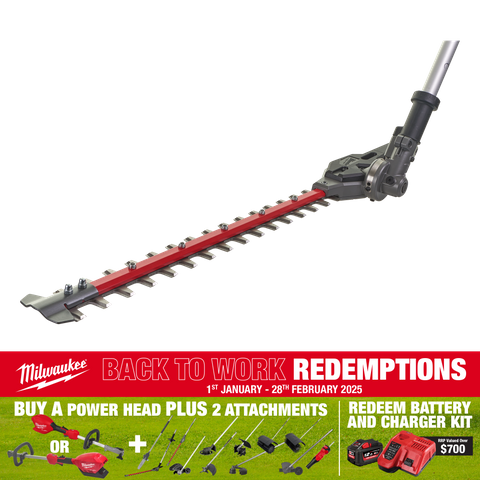 Milwaukee Outdoor Power Head Hedge Trimmer Attachment