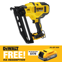 DEWALT Cordless Finish Nailer 16Ga Brushless 18v - Bare Tool