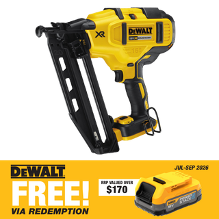 DEWALT Cordless Finish Nailer 16Ga Brushless 18v - Bare Tool