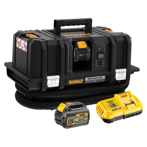 DeWalt Flexvolt Cordless Dust Extractor M Class 54v 6Ah