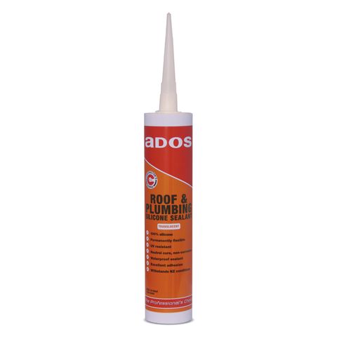 ADOS Roof & Plumbing Silicone Sealant 310ml