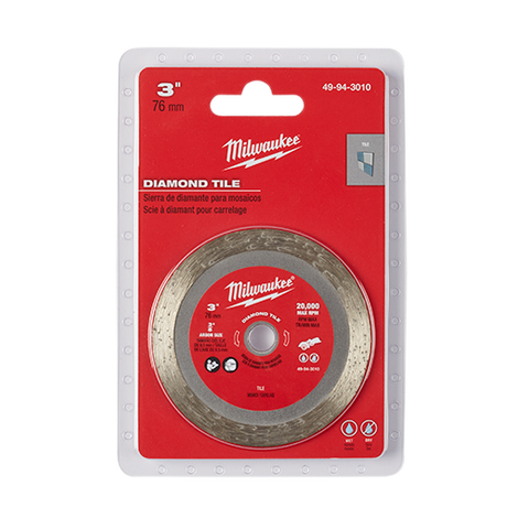 Milwaukee Diamond Tile Blade 76mm