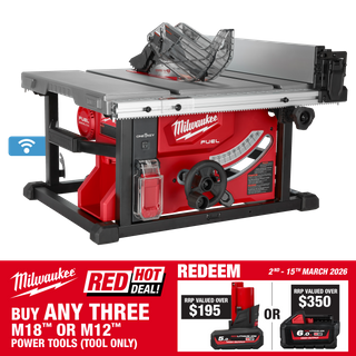 Milwaukee M18 FUEL ONE-KEY Cordless Table Saw 210mm 18V - Bare Tool