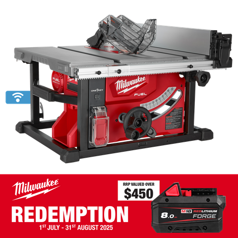 Milwaukee M18 FUEL ONE-KEY Cordless Table Saw 210mm 18V - Bare Tool