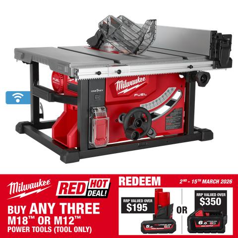 Milwaukee M18 FUEL ONE-KEY Cordless Table Saw 210mm 18V - Bare Tool