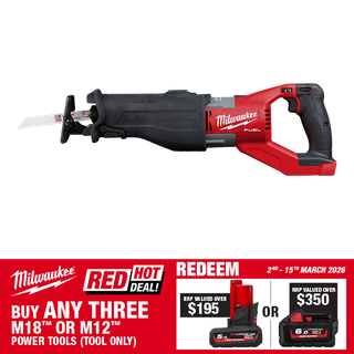 Milwaukee M18 FUEL Cordless HD Reciprocating Saw 18V - Bare Tool
