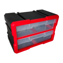 ToolShed Storage Container 2 Drawer Stackable
