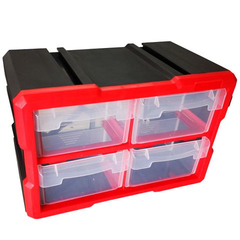 ToolShed Storage Container 4 Drawer Stackable