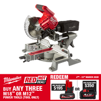 Milwaukee M18 FUEL Cordless Sliding Mitre Saw 184mm 18V - Bare Tool