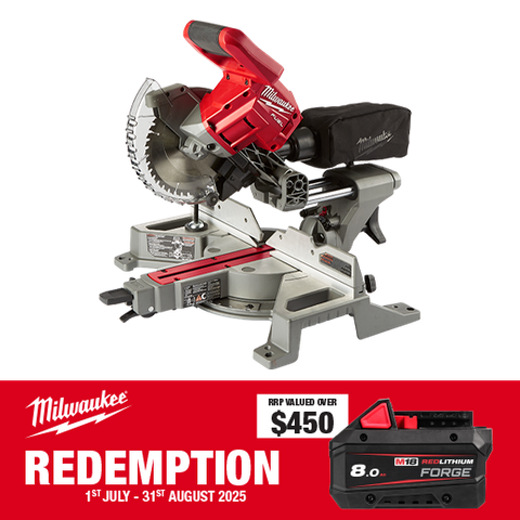 Milwaukee M18 FUEL Cordless Sliding Mitre Saw 184mm 18V - Bare Tool