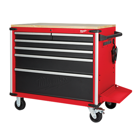 Milwaukee 40in Mobile Work Bench Wood Top