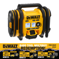 DeWalt Cordless Inflator 18V - Bare Tool