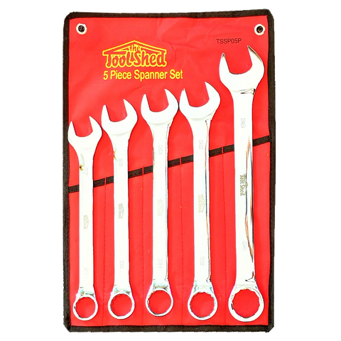 ToolShed Spanner Set R/O 5pc 27-36mm