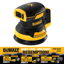 DeWalt Cordless Sander 125mm 18V - Bare Tool