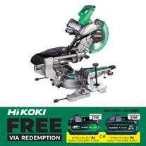 HiKOKI Cordless Mitre Saw Compound Sliding 255mm 36v - Bare Tool
