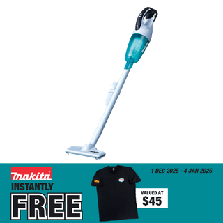 Makita LXT Cordless Stick Vacuum White 18V - Bare Tool