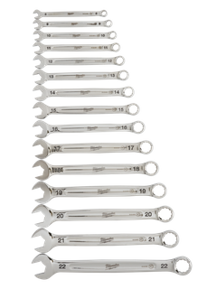 Milwaukee R&O Spanner Set Metric 15pc