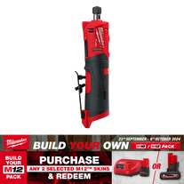 Milwaukee M12 FUEL Cordless Die Grinder Straight Shaft 12V - Bare Tool