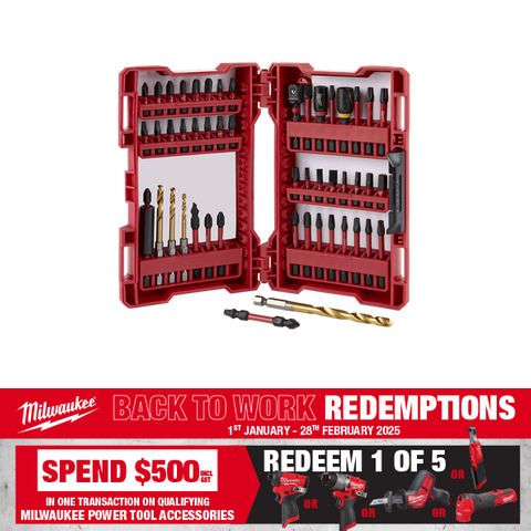 Milwaukee SHOCKWAVE Impact Bit Set 50pc