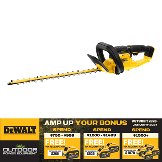 DEWALT Cordless Hedge Trimmer 550mm 18V - Bare Tool