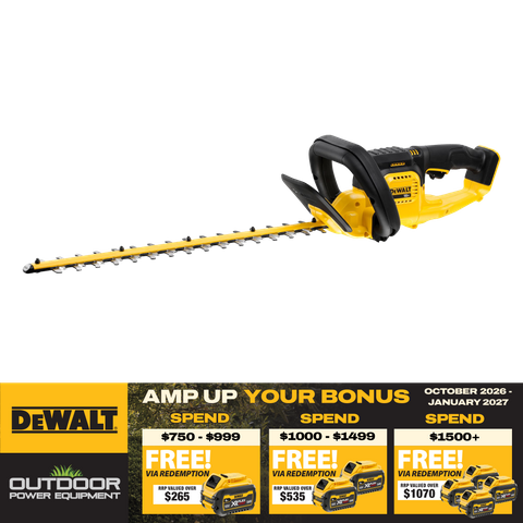 DEWALT Cordless Hedge Trimmer 550mm 18V - Bare Tool