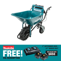 Makita LXT Cordless Brushless Wheelbarrow with Bucket 18V - Bare Tool