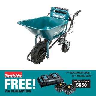 Makita LXT Cordless Brushless Wheelbarrow with Bucket 18V - Bare Tool