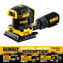 DeWalt Cordless Sander 1/4 Sheet 18v - Bare Tool