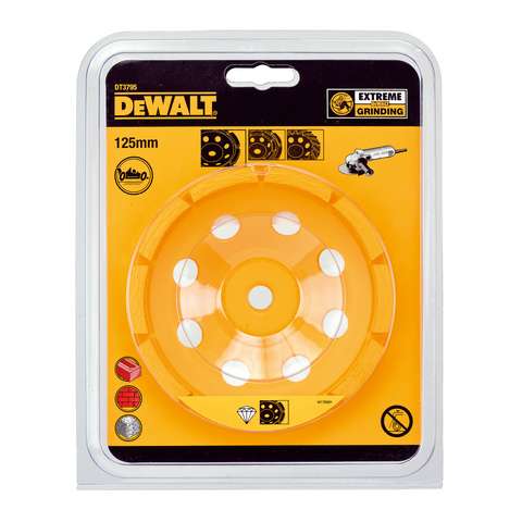 DeWalt Diamond Grinding Cup 125mm Single Row