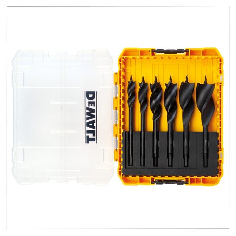 DeWalt Tri Flute Spade Bit Set 6pc