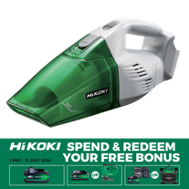 HiKOKI Cordless Vacuum Cleaner Wet and Dry 18v - Bare Tool