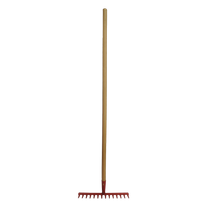 ToolShed Rake with Wooden Handle