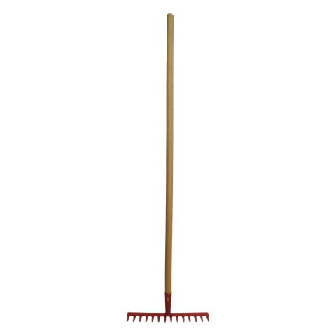 ToolShed Rake with Wooden Handle