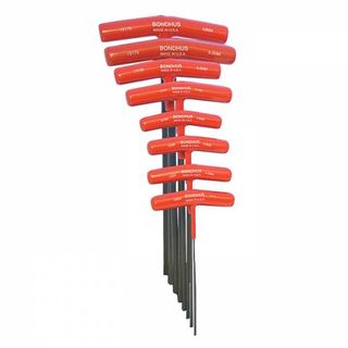 Bondhus T-Handle Hex Key Set 2-10mm Metric 8pc