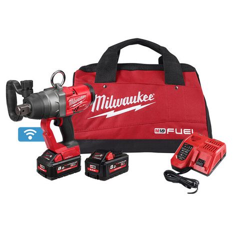 Milwaukee M18 FUEL ONE-KEY Cordless Impact Wrench Brushless 1in 18v 8Ah