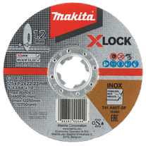 Makita X-LOCK INOX Metal Cut Off Disc 125 x 1.2 x 22.2mm