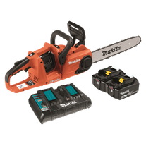 Makita LXT Cordless Chainsaw Brushless Orange 14in 36V (2x 18V) 5Ah