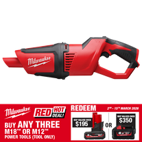 Milwaukee M12 Cordless Hand Vacuum 12V - Bare Tool