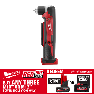 Milwaukee M18 Cordless Right Angle Drill 10mm 18V - Bare Tool