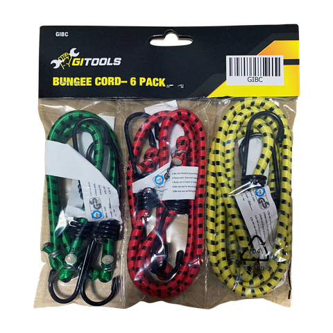 GI TOOLS Bungee Cord Set 6pc