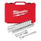 Milwaukee Socket Set 3/8in Dr Metric 32pc