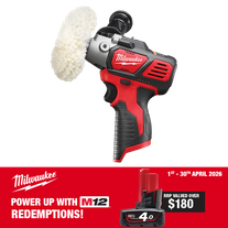 Milwaukee M12 Cordless Spot Polisher/Detail Sander 12V - Bare Tool