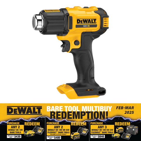 DeWalt Cordless Heat Gun 18V - Bare Tool