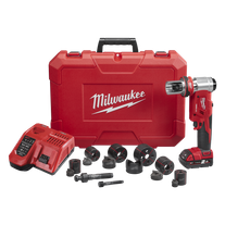 Milwaukee M18 FORCE LOGIC Knockout Tool 6T 16mm (5/8in) - 63mm (2-1/2in) 18V 2Ah