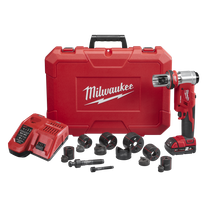 Milwaukee M18 FORCE LOGIC Knockout Tool 6T 16mm (5/8in) - 63mm (2-1/2in) 18v 2Ah