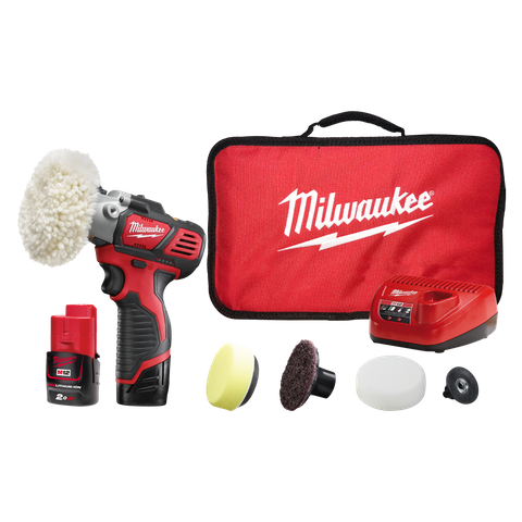 Milwaukee M12 Cordless Spot Polisher/Detail Sander 12V 2Ah